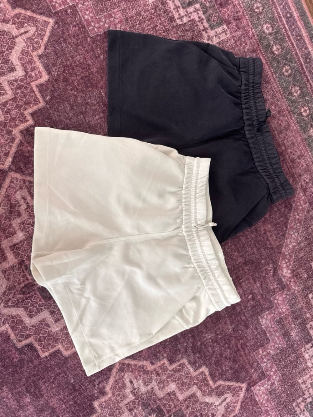 lululemon athletica Women's Black and White Athletic Shorts Duo